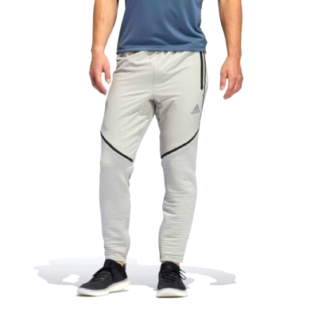 Men gray adidas training joggers/pants.